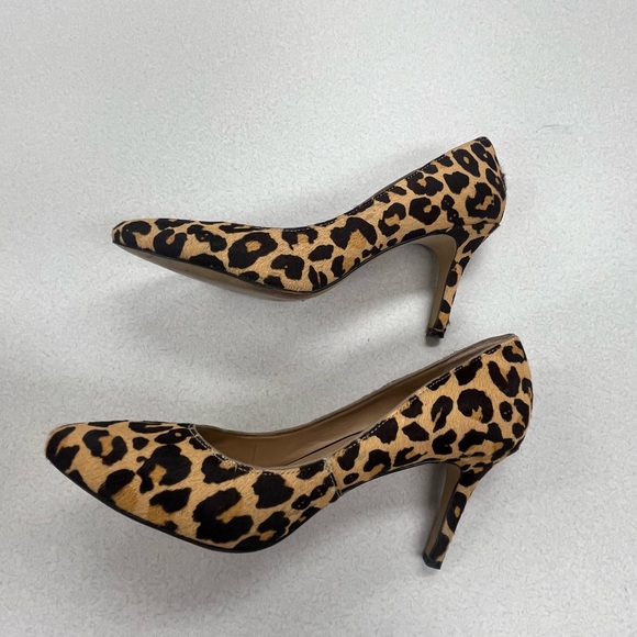 INC International Concepts Shoes - INC International Concepts Leopard Print Pointed Toe Pumps - Tan & Black